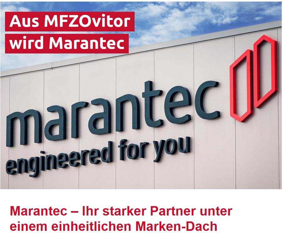 Marantec – Ihr starker Partner unter einem einheitlichen Marken-Dach