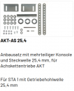 Marantec Anbausatz Achskettentrieb, 158962, AKT-AS 25,4, für STA 1
