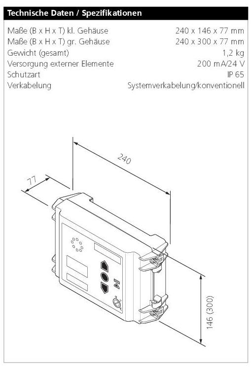 Marantec Control vario, externe Steuerung im großen Gehäuse