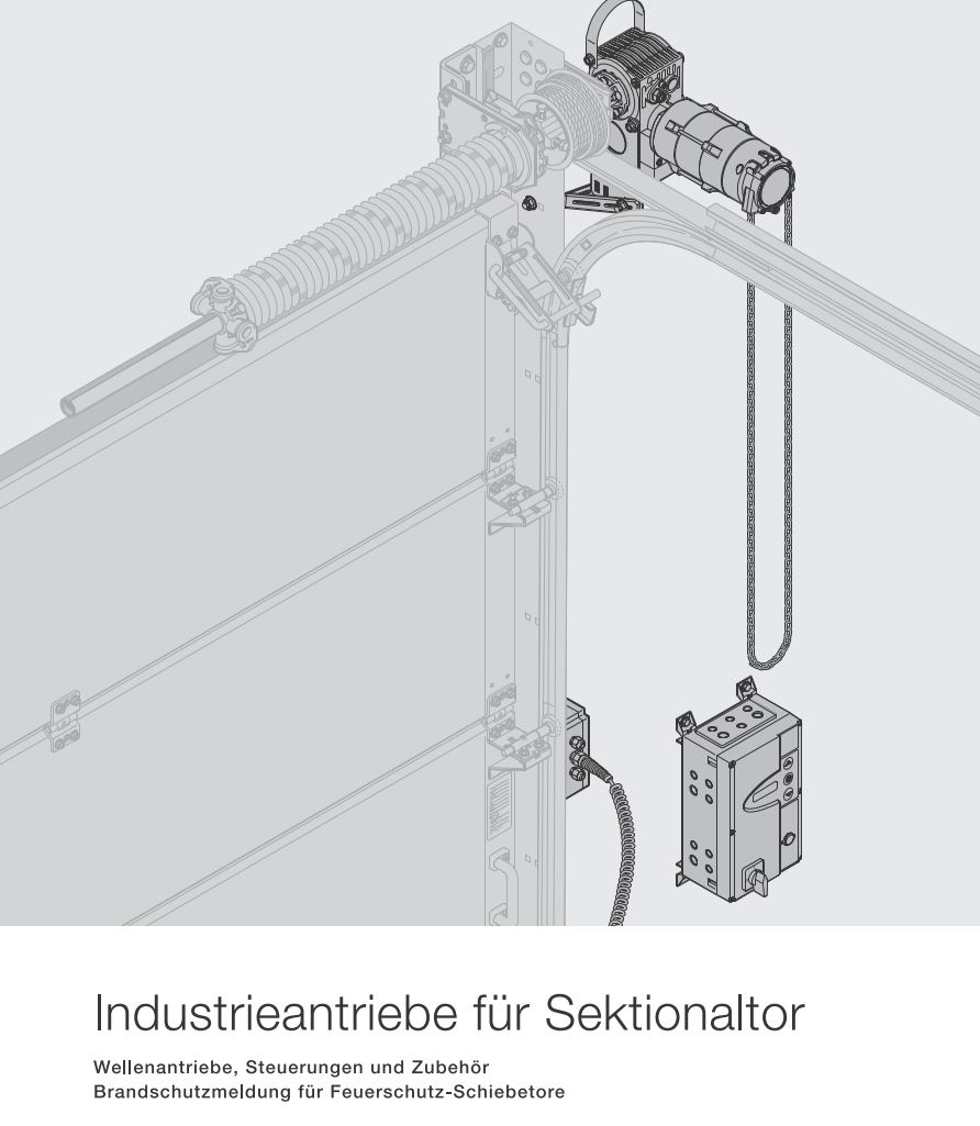 Hörmann Industrietorantriebe für Sectionaltore