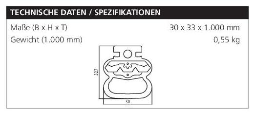 Marantec Protect-Contact 700, Kontaktleistenprofil (26 mm) ohne Dichtlippe