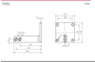 Preview: Marantec Pfeilerwinkel 110/130 mm L-Form Vergrößerung des Maßes A am Torpfeiler Für die Antriebssysteme Comfort 515, 515 L, 516, 516 L, 525, 525 L, 530 L, 122089