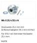 Preview: Marantec Steckwelle 25,4 mm mit Adapter für Federwelle mit Nut 25.4mm, 64976