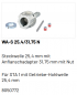 Preview: Marantec Steckwelle 25,4 mm mit Adapter für Federwelle mit Nut 31,75mm, 8050772