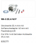 Preview: Marantec Steckwelle 25,4 mm, mit Anflanschadapter 40 mm, Passfederprofil, 8050771