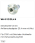 Preview: Marantec Steckwelle, Vielverzahnung, mit Anflanschadapter für Federwelle, 25,4 mm Nut, 77117