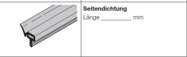 Hörmann Seitendichtung für die Zarge für die Sektionaltor der Baureihe 40, EcoStar, 3051888
