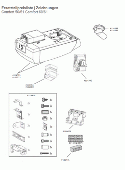 Marantec LED Modul 4 incl. Kabel für den Garagentorantrieb Comfort 50-51 Comfort 60-61, 114594