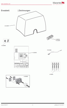 Marantec Anschlussplatine Control x.52 Control x.82 Comfort 880 und 861 sowie Version S, 120551
