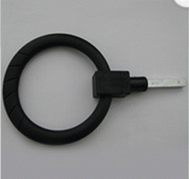 Normstahl Ringgriff schwarz H700929