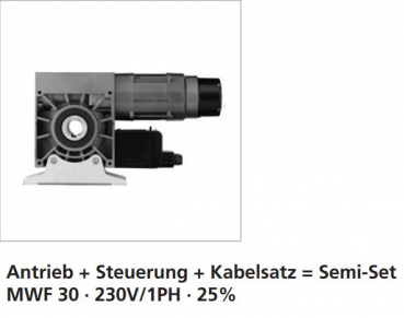 Marantec Semi-Set=Rolltorantrieb + Steuerung + Kabelsatz MWF 30-38-12 | KU | 230V-1PH, 115400
