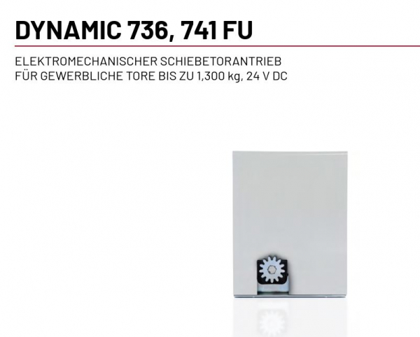 Marantec Kompaktantrieb Dynamic 736 mit vormontiertem induktiven Signal-Übertragungssystem,116676