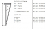 Hörmann Doppelgaragen-Schwingtor N 500,  Laufschienenabhängung bis L = 469 mm, 3042241