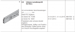 Hörmann unteres Lamellenprofil für HG-L Innen-Rolltor und Rollgitter RollMatic, 8991533