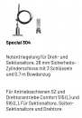 Marantec Special 304 | Notentriegelung 700 mm für Sektionaltore und Drehtore, 46858, 182021